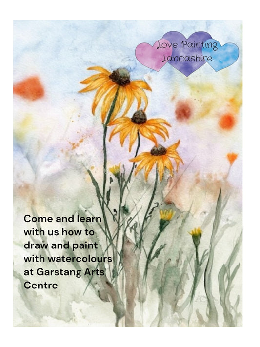 Friday 7th August 7-9pm- Love Painting Lancashire - summer flowers £15 for everyone
