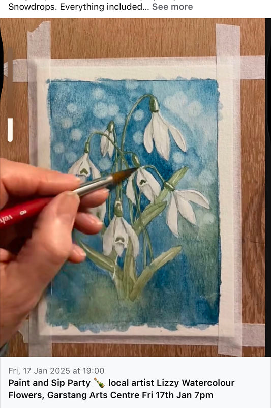 GARSTANG:- Total Beginners Course Watercolour, acrylic, brusho, 3 week course (fortnightly) Fri 27th Feb and other dates