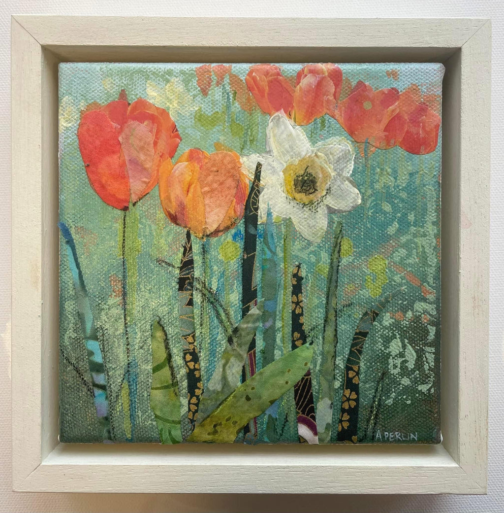 Beginners Brusho Spring Flowers card making workshop or short course