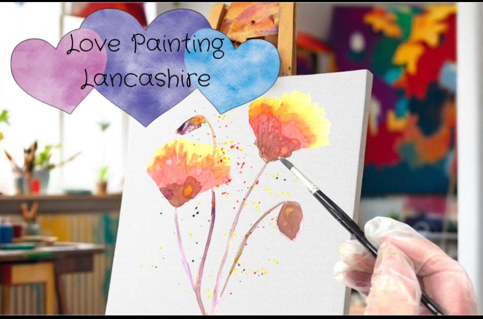 Friday 7th August 7-9pm- Love Painting Lancashire - summer flowers £15 for everyone