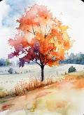 Beginners watercolour Autumn Workshop Garstang Lancashire