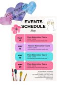 Flora Watercolour Courses with Love Painting Lancashire