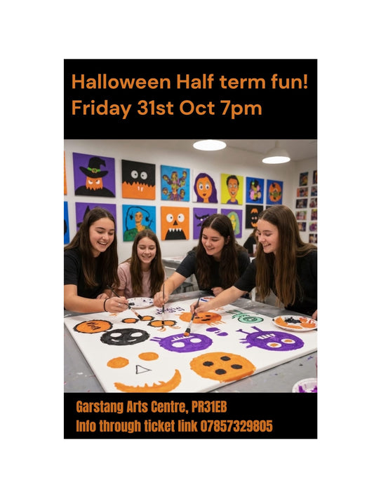 Halloween painting fun on canvas for everyone