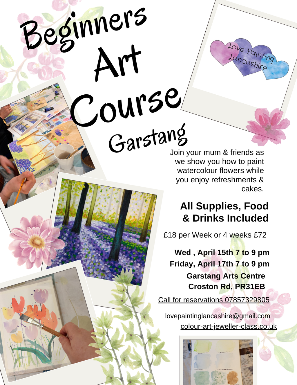 Total Beginners Art Course- watercolours