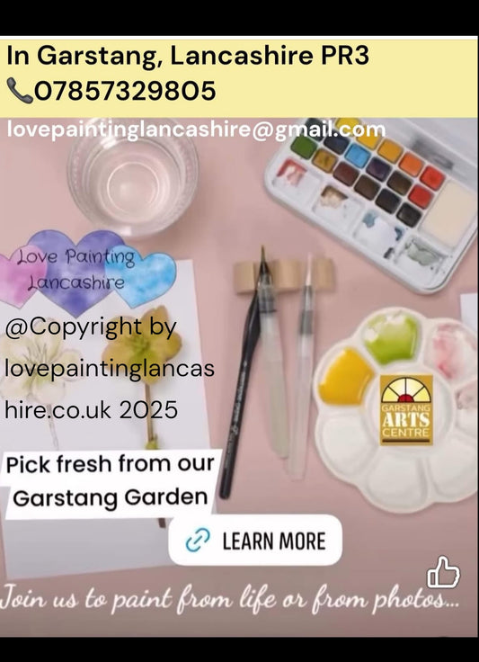 Watercolours and brusho