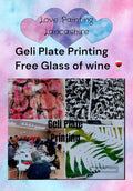 Geli Printing Workshop- Love Painting Lancashire Garstang PR3