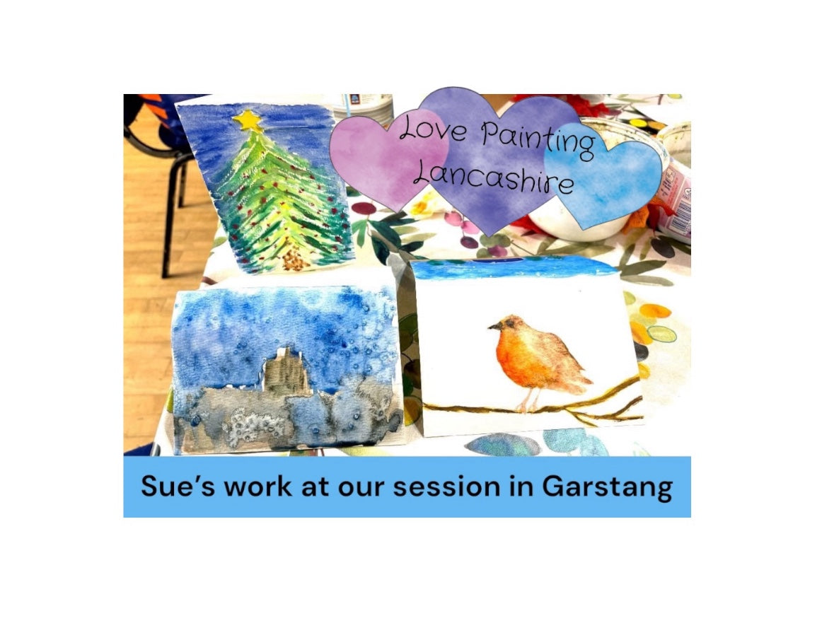 Christmas Creative Beginners Watercolour Painting and cards ✨🌟 Dates