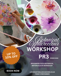 Fizz & Botanical Watercolour Workshops PR3